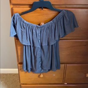 off the shoulder short sleeve